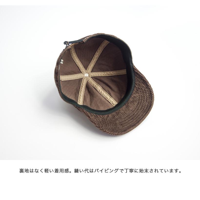 HIGHER（ハイヤー） HIGHER 8ウェルコーデュロイキャップ 帽子 浅め