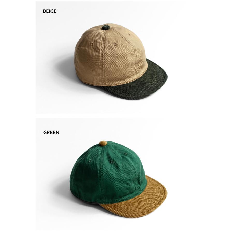 HIGHER（ハイヤー） カツラギ×コーデュロイブリム キャップ 帽子 日本