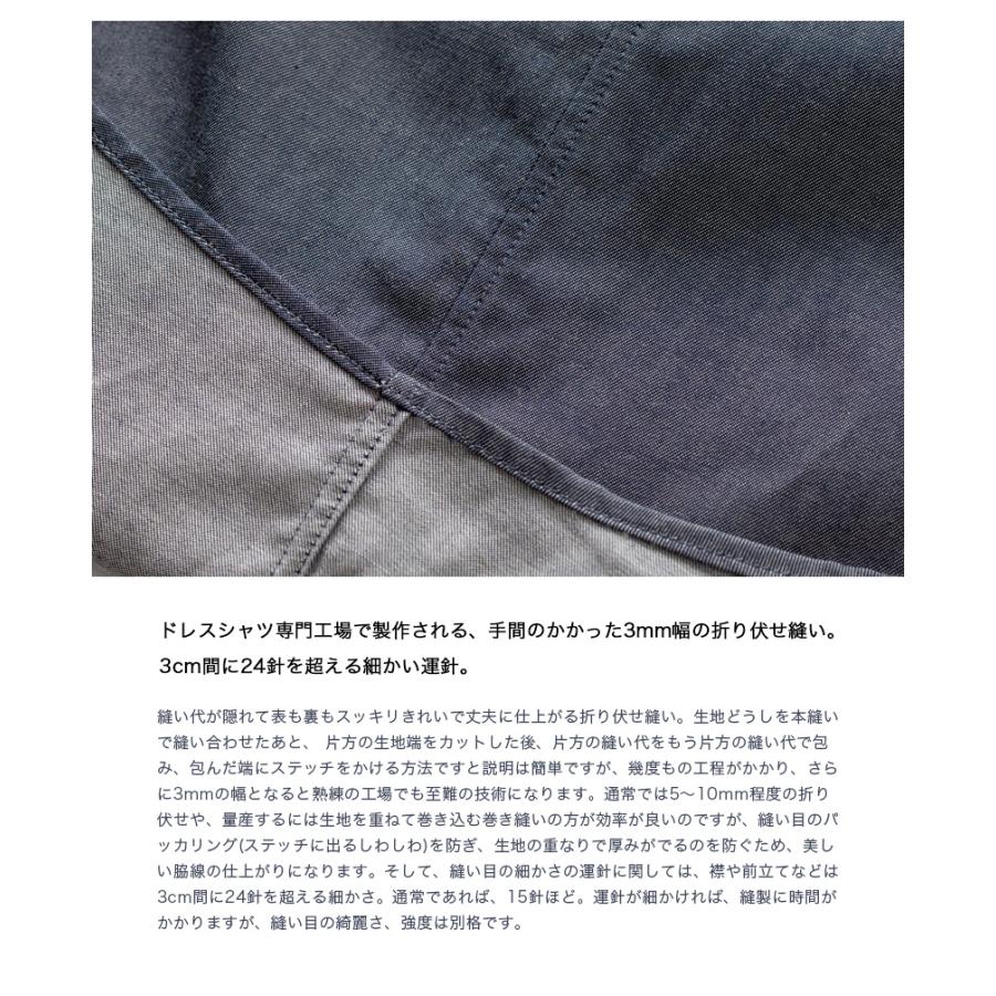 初めて出品します ウィーク weac. シーアイランドコットン シャンブレー ボタンダウンシャツ 日本製 メンズ