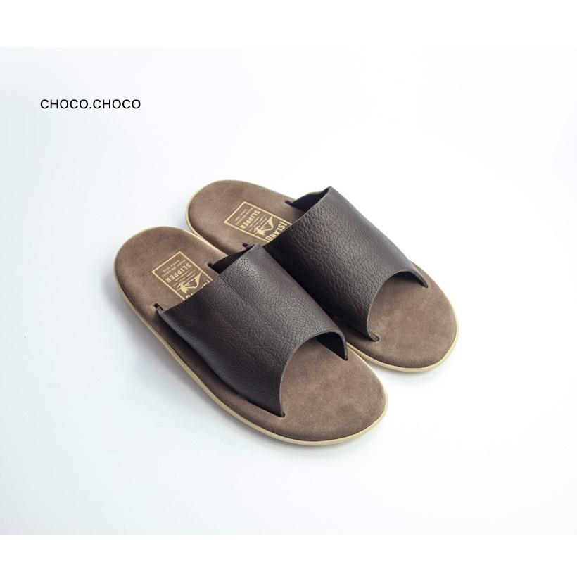 未使用級  SLIPPER レザー シャワーサンダル ISLAND SLIPPER SHOWER SANDAL 