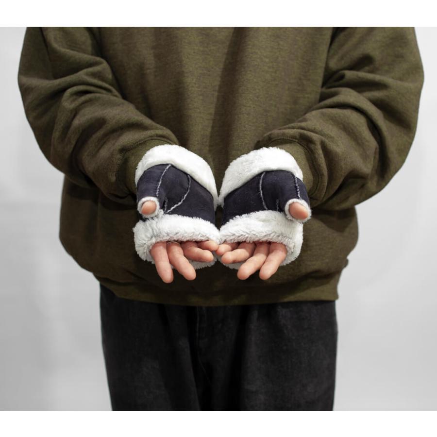 Glencroft グレンクロフト ムートン フィンガーレスグローブ 指ぬき