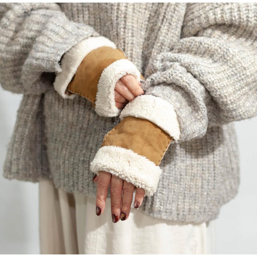 Glencroft グレンクロフト ムートン フィンガーレスグローブ 指ぬき