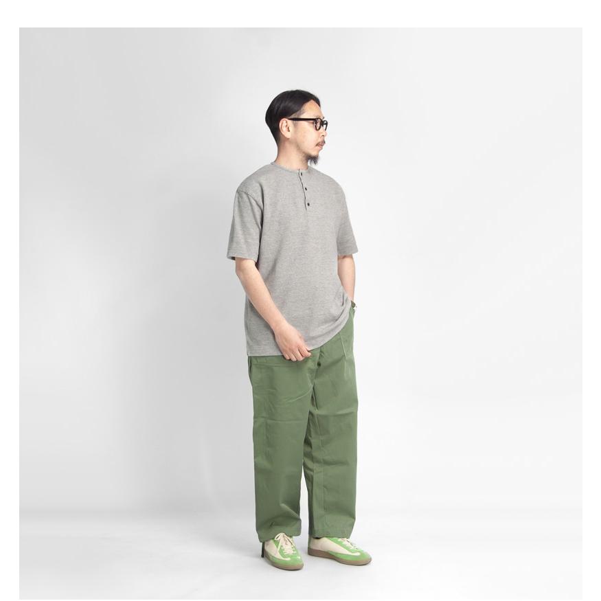Kepani（ケパニ） 【セール価格】ケパニ 鹿の子 ヘンリーネックTシャツ