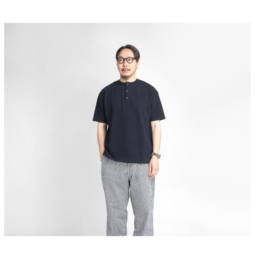 新品 6ROKUMILITARY KANOKO HENLY NECK ｶｯﾄｿｰ YOKO SAKAMOTO ヨーコサカモト 「 HENLEY NECK PULLOVER」- WEEKENDER SHOP