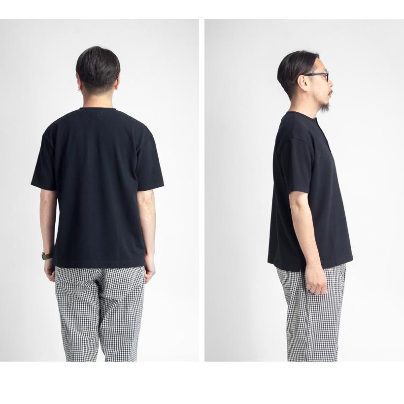 Kepani（ケパニ） 【セール価格】ケパニ 鹿の子 ヘンリーネックTシャツ