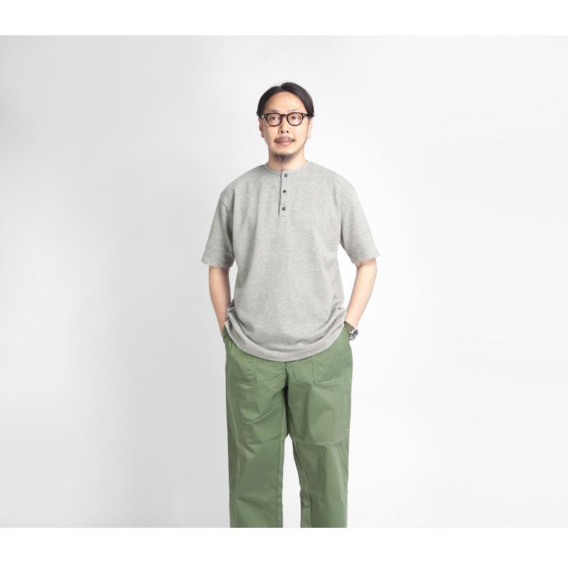 Kepani（ケパニ） 【セール価格】ケパニ 鹿の子 ヘンリーネックTシャツ