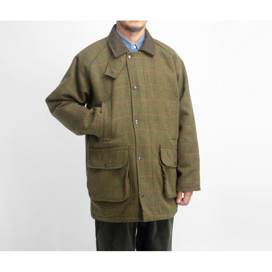 ロックオール ROCKALL ツイード ハンティングジャケット 中綿 メンズ