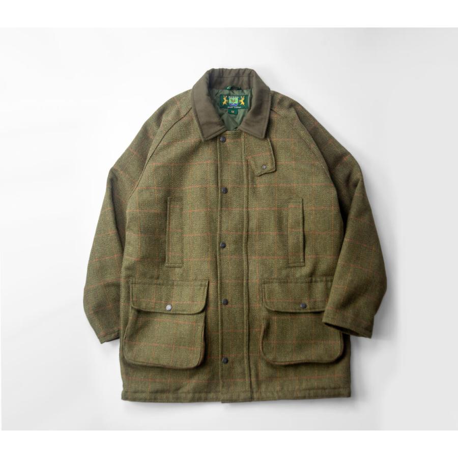 新品 定価10万円 ハンティングジャケット ロックオール ROCKALL ツイード ハンティングジャケット 中綿 メンズ