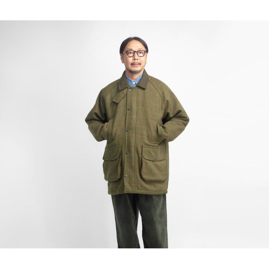 ロックオール ROCKALL ツイード ハンティングジャケット 中綿 メンズ