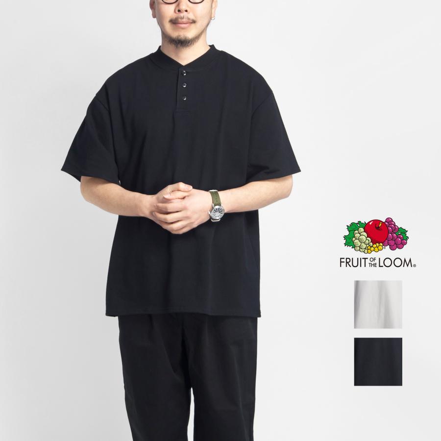 FRUIT OF THE LOOM（フルーツオブザルーム） ヘンリーネックTシャツ 