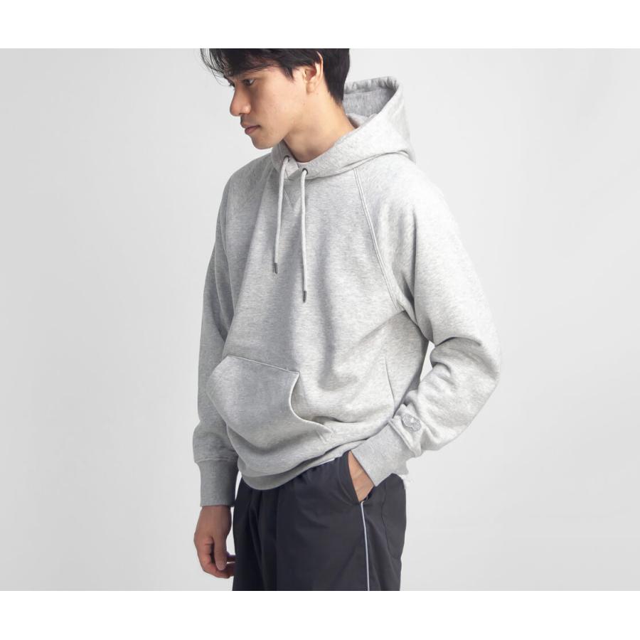 製品染裏毛パーカープルオーバー 60%OFF【CAMBIO(カンビオ)】裏毛製品染めダメージプルパーカー