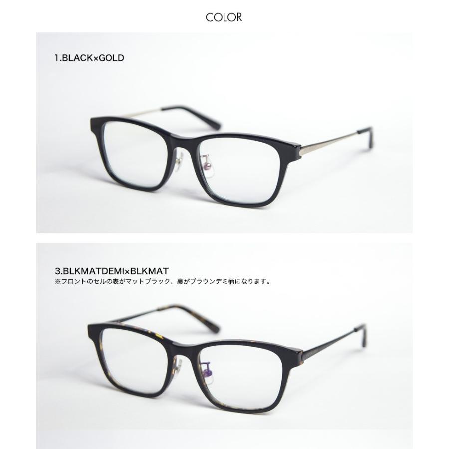 VIKTOR & ROLF ファッションメガネ ケース付き VIKTOR&ROLF スクエアウェリントンフレーム VIKTOR＆ROLF メガネ