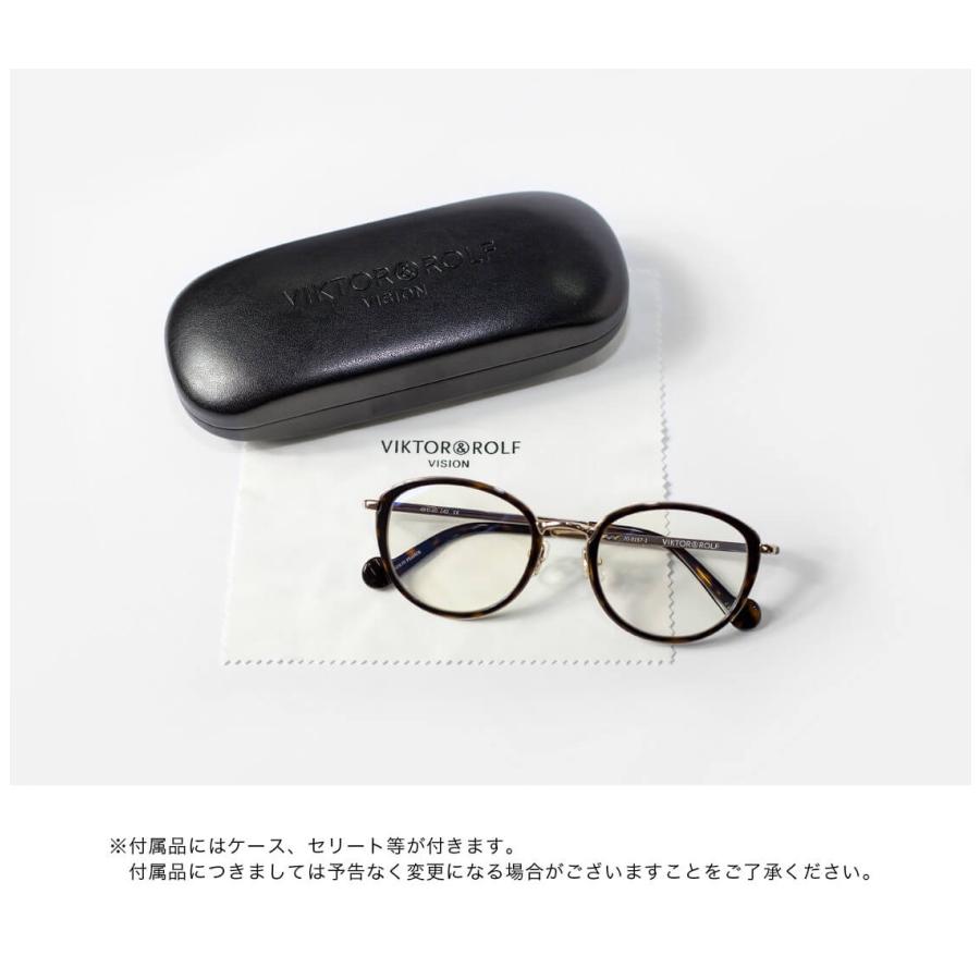 VIKTOR&ROLF（ヴィクター＆ロルフ） フォックスフレーム メガネ 度付き
