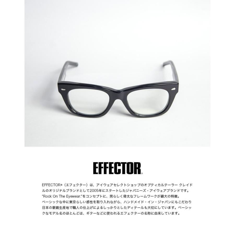 EFFECTOR エフェクター distortion メガネ 伊達 度付き : MARC ARROWS 