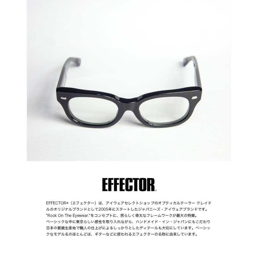 EFFECTOR エフェクター fuzz メガネ 伊達 度付き :gls-fuzz:MARC