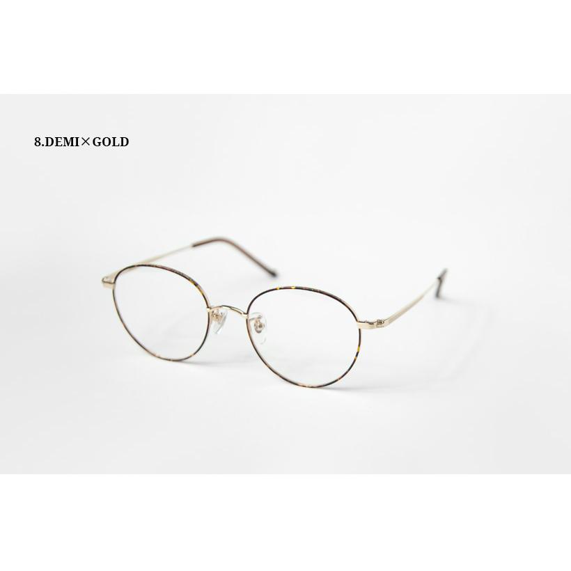 ボストンフレーム チタン 日本製 鯖江 メガネ 度付き 伊達メガネ