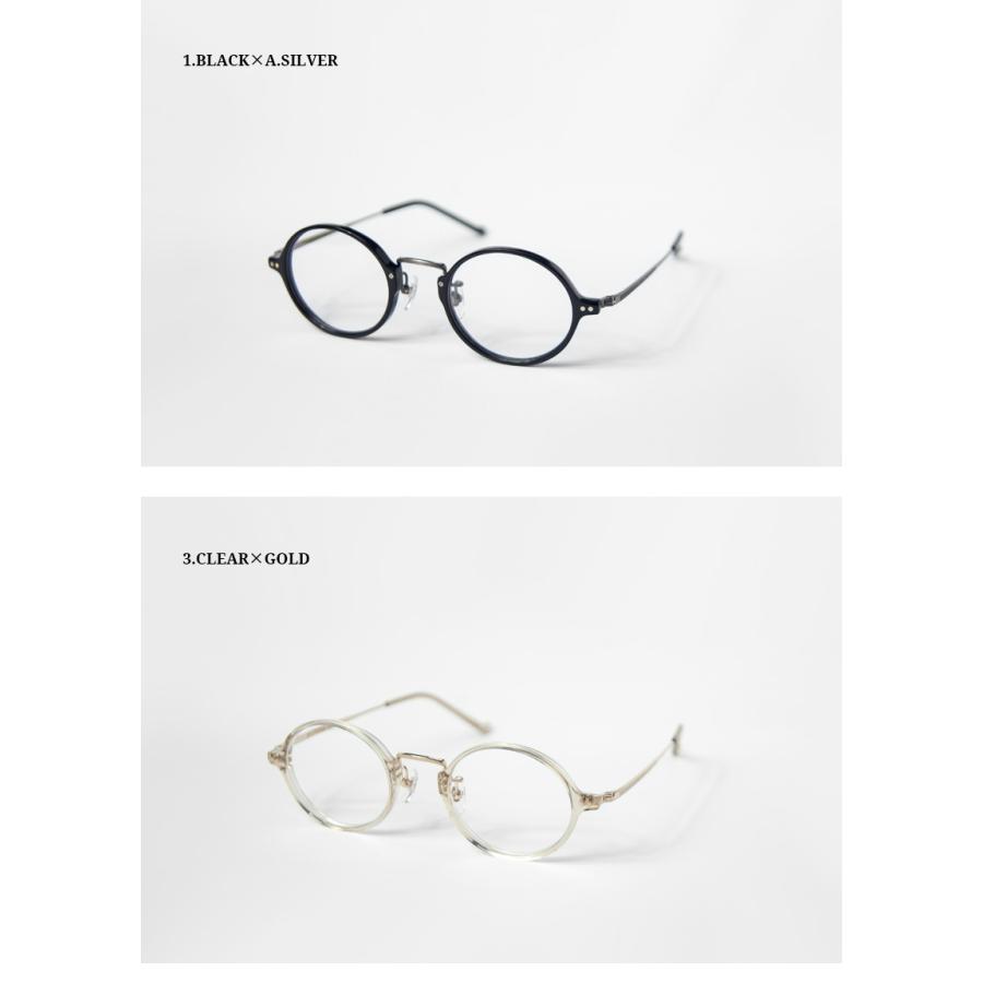 ブラウンラウンドフレーム　アンティークメガネ 選べるカラー】福井県鯖江市産まれの高級眼鏡フレーム 02 Brown[J