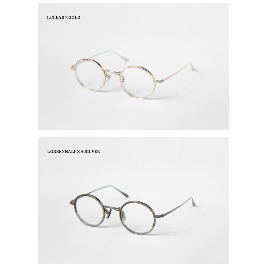 内藤熊八作 コンビネーション ラウンドフレーム N-026 日本製 鯖江