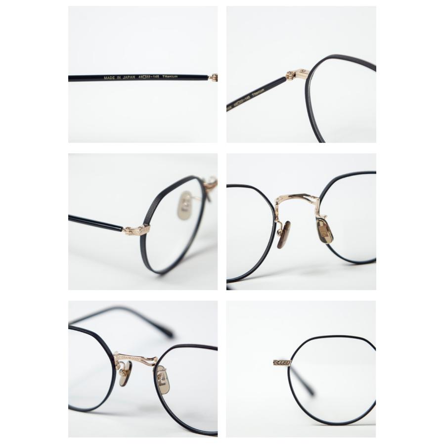 内藤熊八作 コンビネーション ボストンフレーム クラウンパント N-034