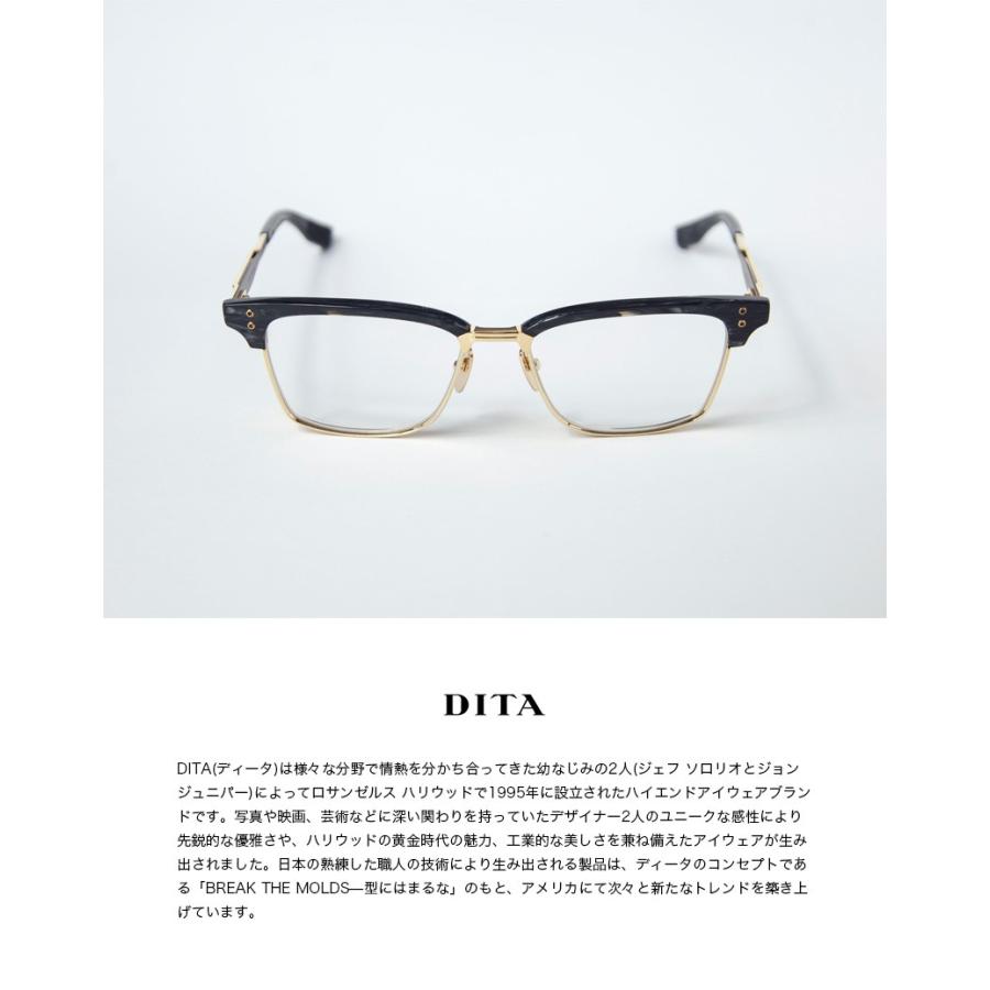 ディータ DITA STATESMAN-SIX 55サイズ サーモント ブロー メガネ 伊達 