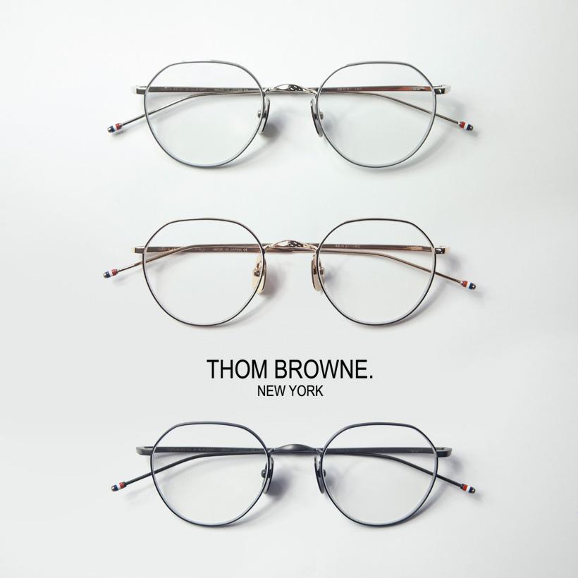 トムブラウン THOM BROWNE TBX-914 クラウンパント ボストンフレーム 48サイズ メガネ 伊達 度付き
