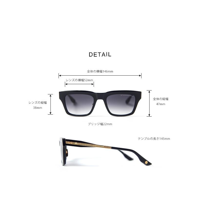 【アウトレット品】 ディータ DITA WASSERMAN 52サイズ スクエアサングラス 【Y8893643896】(31746円)