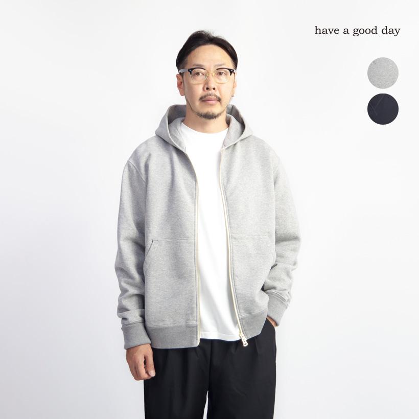 ハブアグッドデイ Have A Good Day シルケット裏毛 ワイドスウェットダブルジップパーカー 日本製 メンズ Hgd 041 Marc Arrows マークアローズ 通販 Yahoo ショッピング