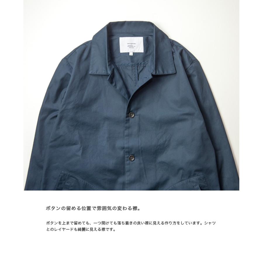 ハブアグッドデイ Have A Good Day ステンカラーコート スプリングコート 60双糸コットンツイル 日本製 メンズ Hgd 080 Marc Arrows マークアローズ 通販 Yahoo ショッピング