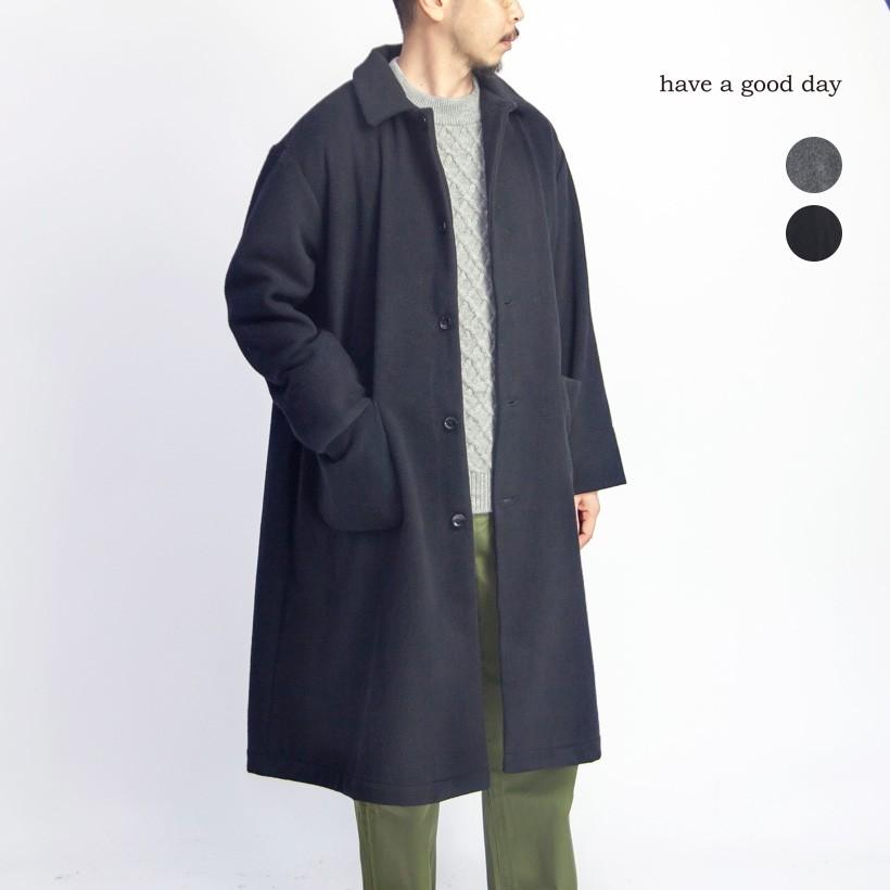 セール価格 ハブアグッドデイ Have A Good Day ウールオーバーコート ロングコート 日本製 メンズ Hgd 107 Marc Arrows マークアローズ 通販 Yahoo ショッピング