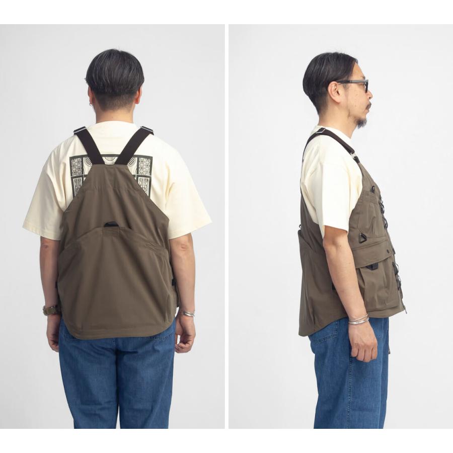 ナンガ NANGA ヒノックリップストップユーティリティベスト メンズの画像