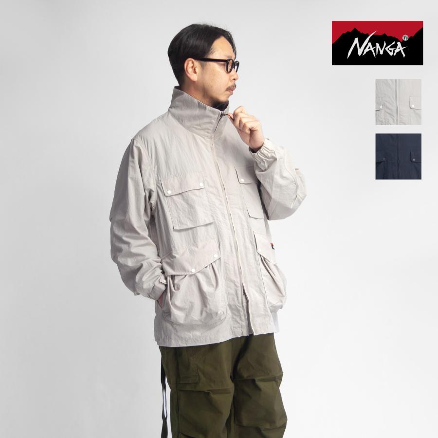 【極美品】 マークアンドロナ アウター ナイロンジャケット 2way 50 XL NANGA（ナンガ） ナイロンタッサー マウンテンブルゾン 撥水 メンズ