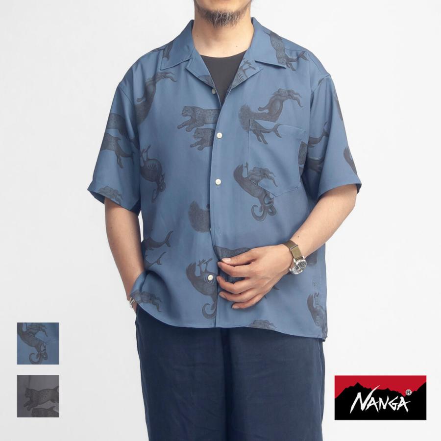 NANGA（ナンガ） NANGA HOLI サルーシャツ SALUD SHIRT オープンカラー
