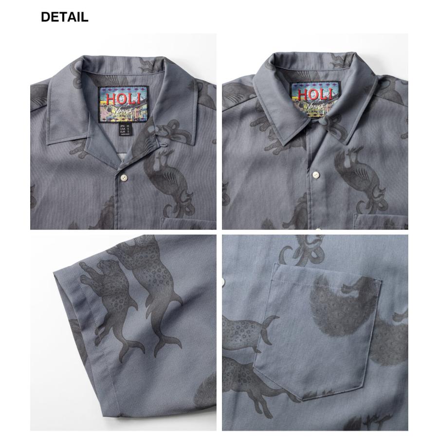 NANGA（ナンガ） NANGA HOLI サルーシャツ SALUD SHIRT オープンカラー