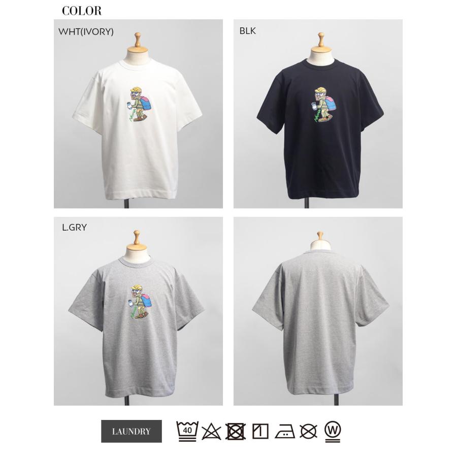 NANGA（ナンガ） エコハイブリッド アウトドアマン プリントTシャツ