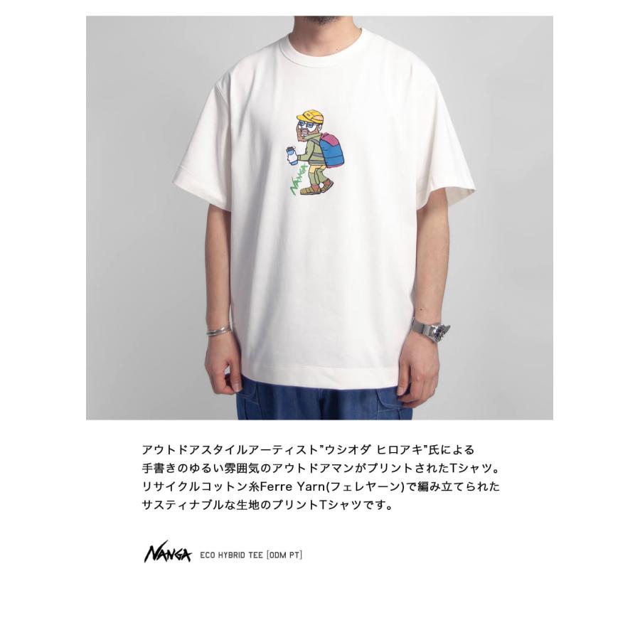 NANGA（ナンガ） エコハイブリッド アウトドアマン プリントTシャツ
