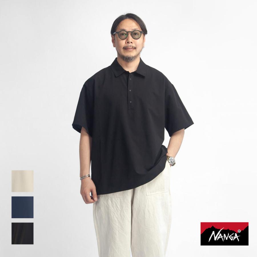 NANGA（ナンガ） NANGA DOTAIR COMFY POLO SHIRT ドットエアコンフィー