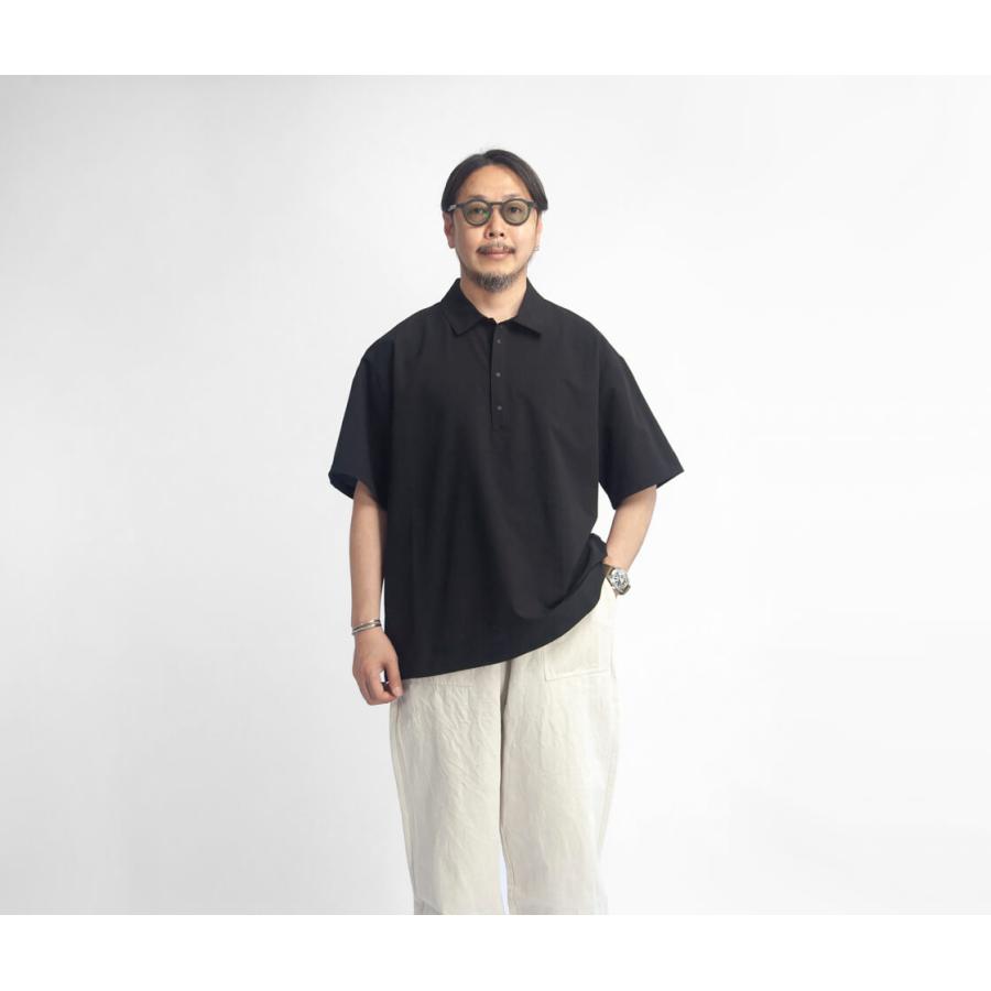 こ*部様 ナンガ ドットエアコンフィ ポロシャツ Mサイズ ブラック NANGA（ナンガ） NANGA DOTAIR COMFY POLO SHIRT ドットエアコンフィー