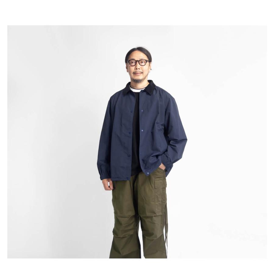 MAHF_SUPPLY プレーンコーチジャケット、ワイドビブパン(コーデュロイ) MAHF_SUPPLY プレーンコーチジャケット、ワイドビブパン