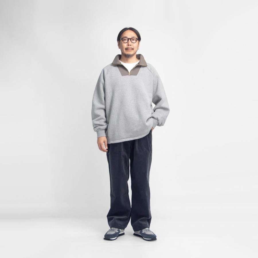 HAVE A GOOD DAY（ハブアグッドデイ） 裏起毛スウェット ハーフジップ