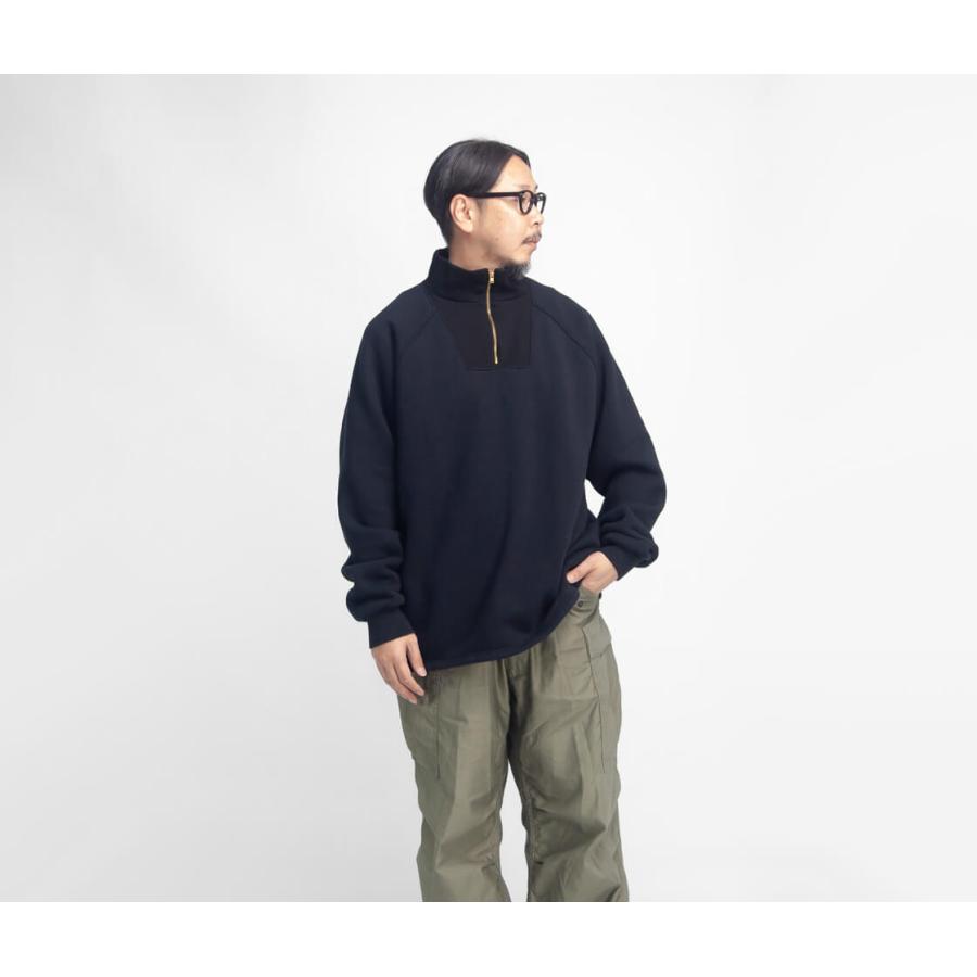 HAVE A GOOD DAY（ハブアグッドデイ） 裏起毛スウェット ハーフジップ