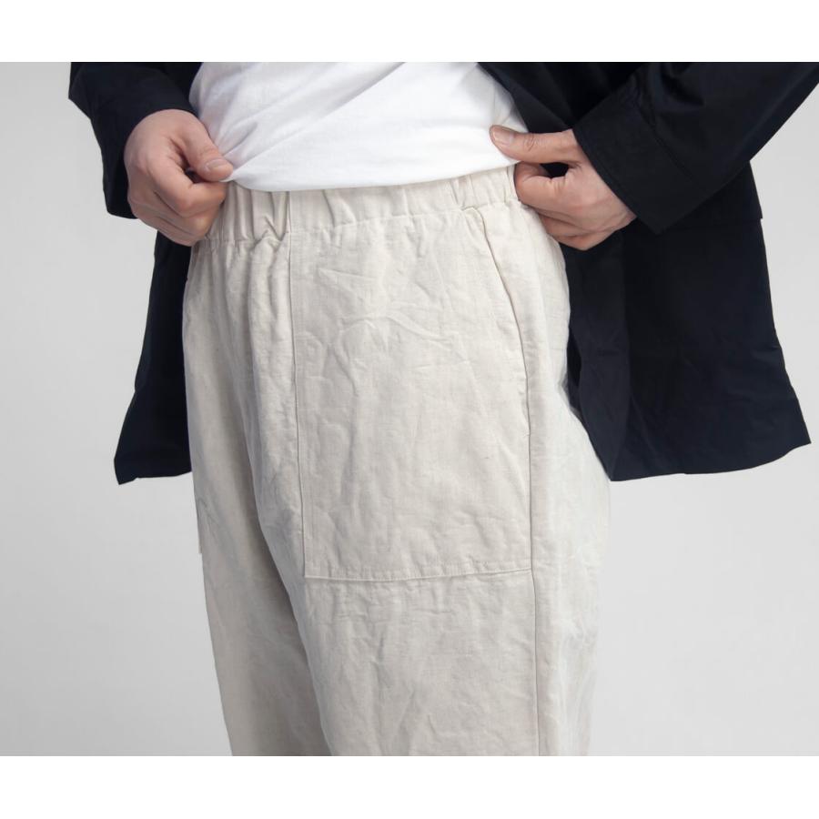 ハブアグッドデイ have a good day 綿麻シャンブレー リラックスパンツ 日本製 メンズの画像