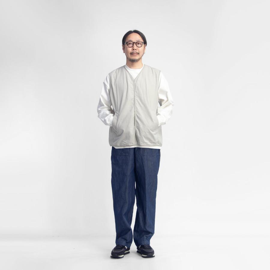 ハブアグッドデイ have a good day 綿麻シャンブレー リラックスパンツ 日本製 メンズの画像