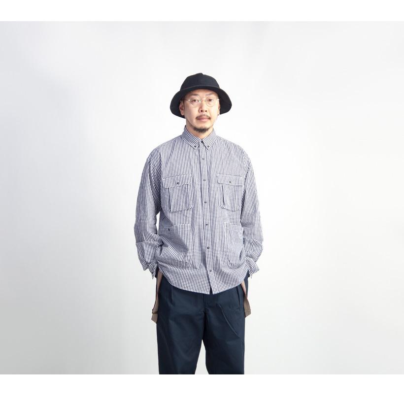 NANGA（ナンガ） ギンガムチェック キャンプシャツ メンズ : MARC