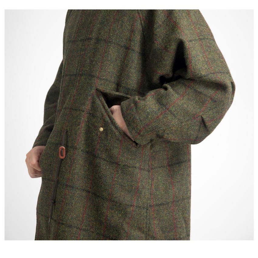 廃盤品【新品未使用】ハリスツイード H.UNIT ガスケープ モッズコート XL H.UNIT STORE LABEL 【セール価格】エイチユニット ハリスツイード