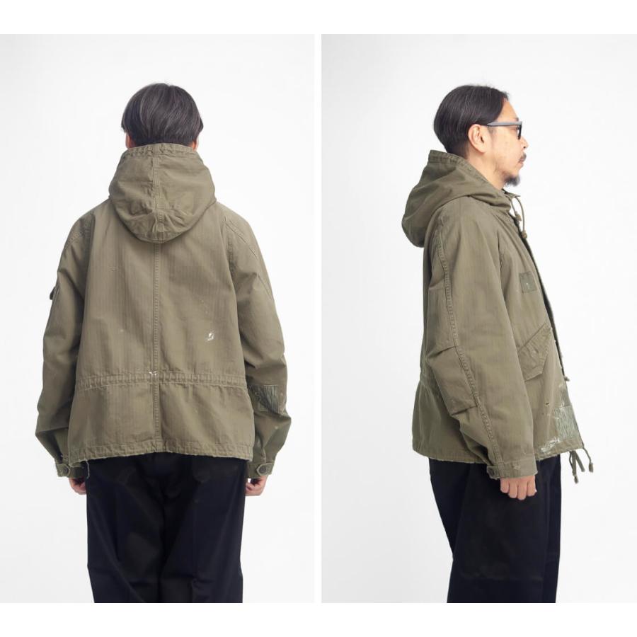 エイチユニット H.UNIT M-51 ショートモッズ ダメージ加工 日本製 メンズの画像