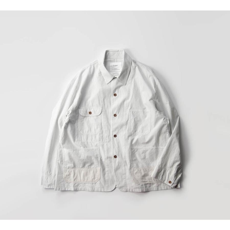 H.UNIT STORE LABEL エイチユニット H.UNIT ストライプ シャツオール