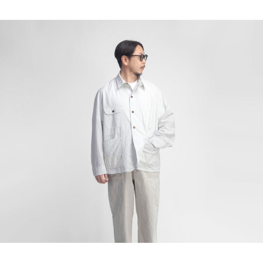 H.UNIT STORE LABEL エイチユニット H.UNIT ストライプ シャツオール