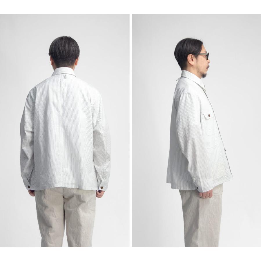 H.UNIT STORE LABEL エイチユニット H.UNIT ストライプ シャツオール