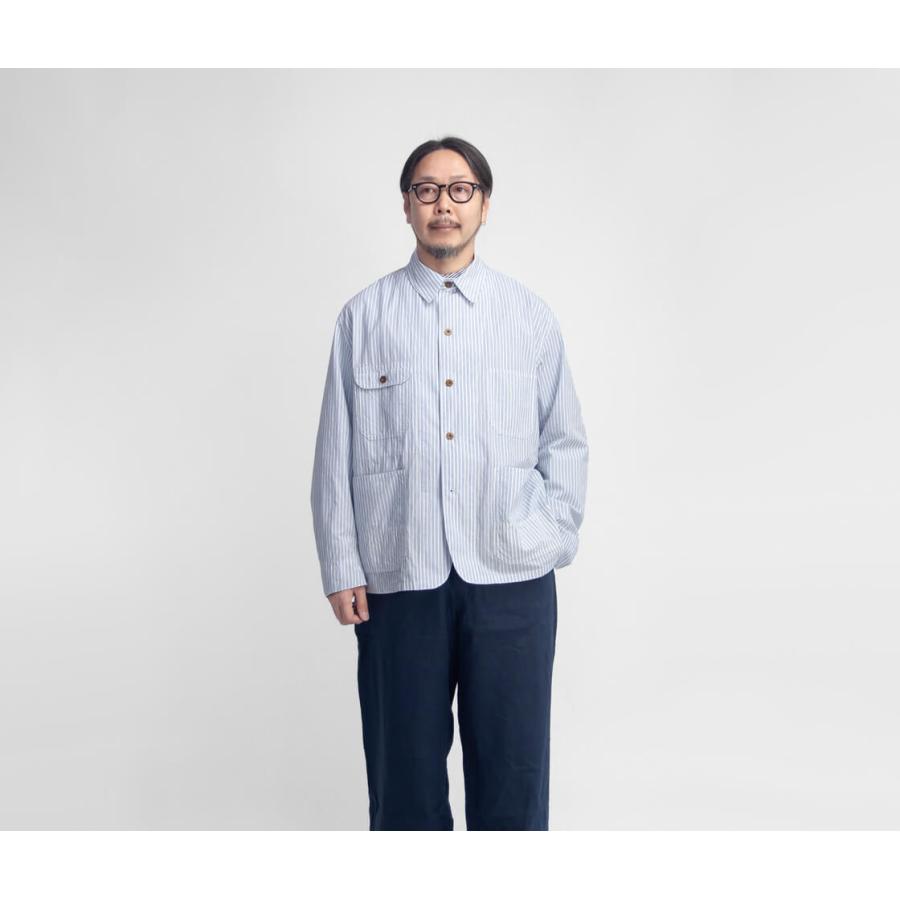 H.UNIT STORE LABEL エイチユニット H.UNIT ストライプ シャツオール