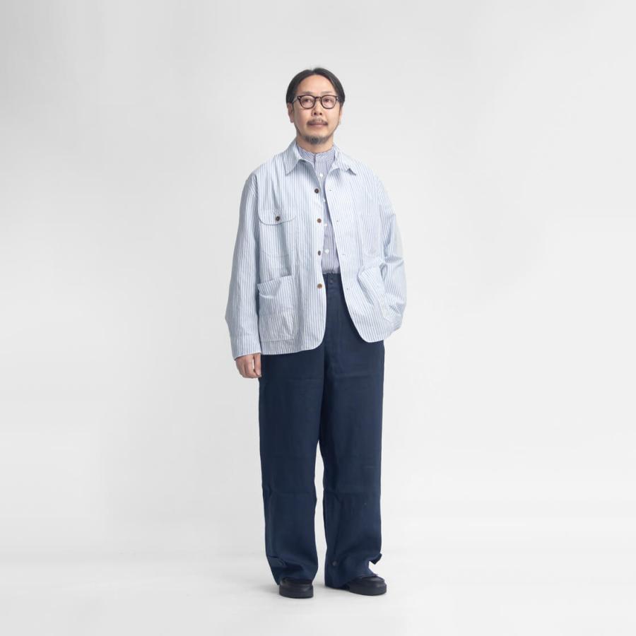 H.UNIT STORE LABEL エイチユニット H.UNIT ストライプ シャツオール